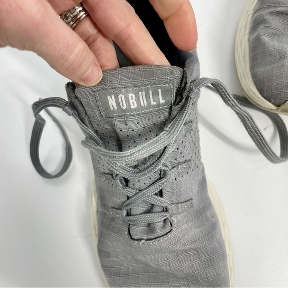 Nobull Women’s Gum Ripstop Runner- Arctic Grey Athletic Workout Unisex M:7.5 W:9 - Picture 7 of 9
